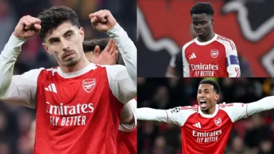 Rating Pemain Arsenal vs Bayer Leverkusen: Kai Havertz Hantui Mantan Klub, Noni Madueke Selamatkan The Gunners di Akhir Laga