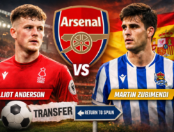 Arsenal Target Elliot Anderson as Martin Zubimendi May Pursue Shock Spain Return