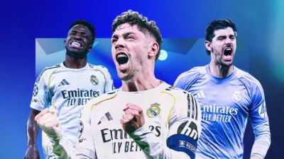 Rating Pemain Real Madrid vs Manchester City: Hat-trick Federico Valverde Jadi Penentu, Penalti Vinicius Jr Terbuang